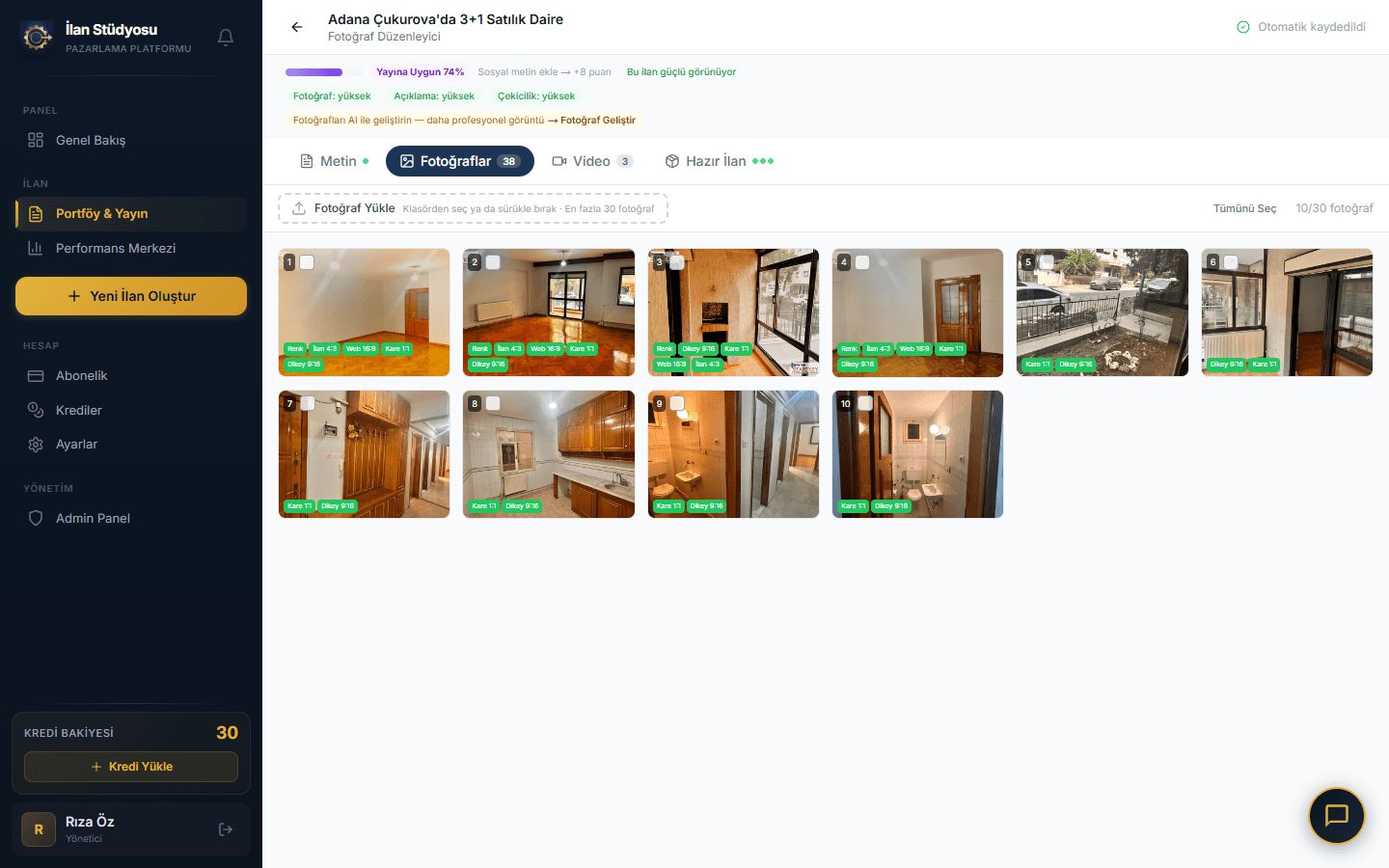 Fotoğraf düzenleme